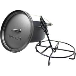Ceaun agățat cu capac si accesorii Klarstein Galloway 10038584 (Dark Grey)