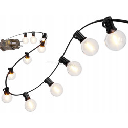 Светодиодная гирлянда Bauerkraft H-674 (Black/Transparent)