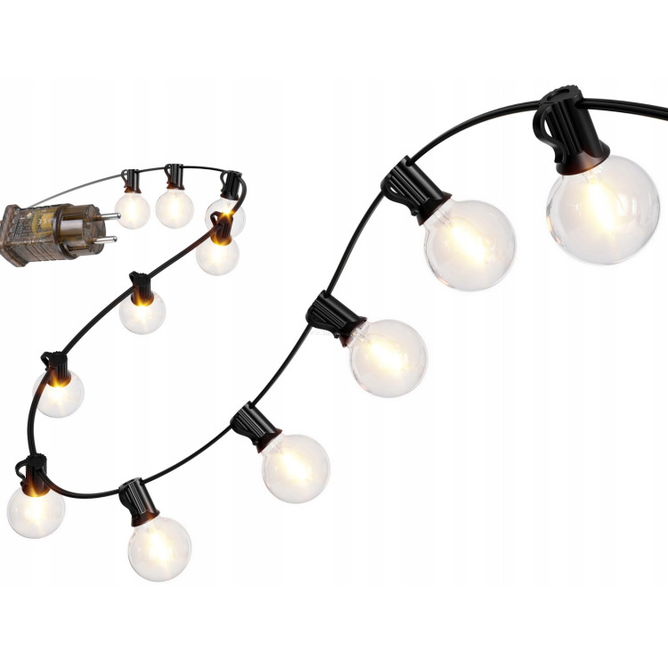 Светодиодная гирлянда Bauerkraft H-674 (Black/Transparent)