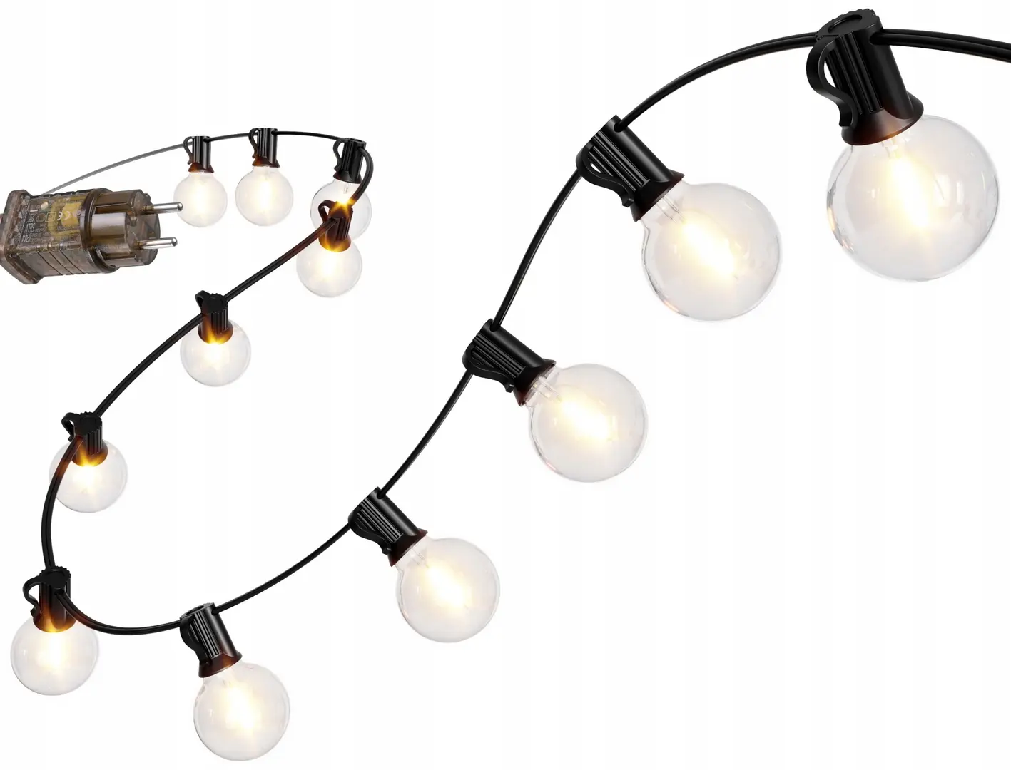 Ghirlanda LED Bauerkraft H-674 (Black/Transparent)