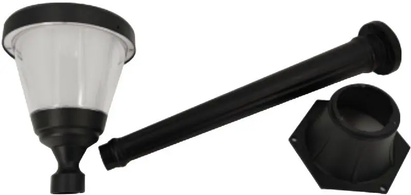 Светильник садовый с солнечной батареей Elmos 20HL-GL03 (Black)