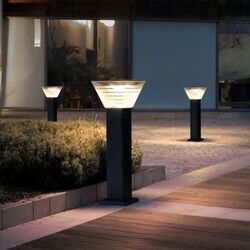 Lampa stradala cu baterie solara Elmos 20HL-GL01 (Grey) Thumb