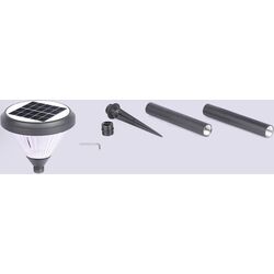 Lampa stradala cu baterie solara Elmos 20HL-GL017 (Black) Thumb