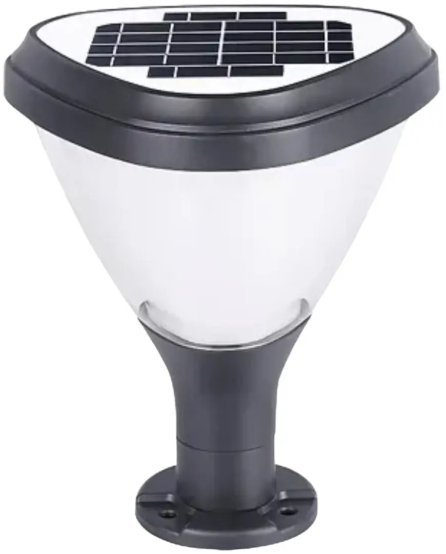 Lampa stradala cu baterie solara Elmos 20HL-GL09 (Black)