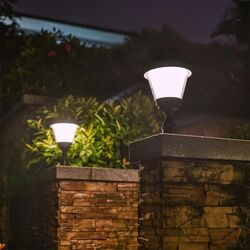 Lampa stradala cu baterie solara Elmos 20HL-GL10 (Black) Thumb