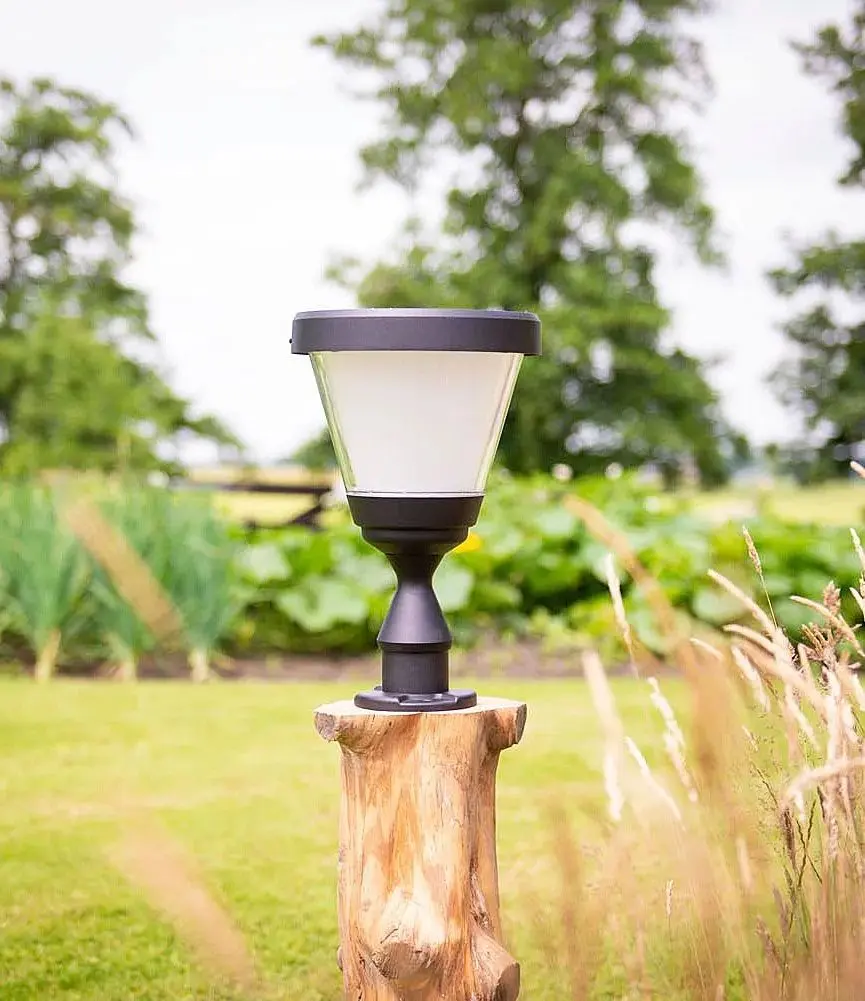 Lampa stradala cu baterie solara Elmos 20HL-GL10 (Black)