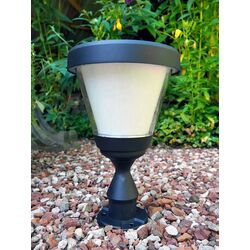 Lampa stradala cu baterie solara Elmos 20HL-GL10 (Black) Thumb