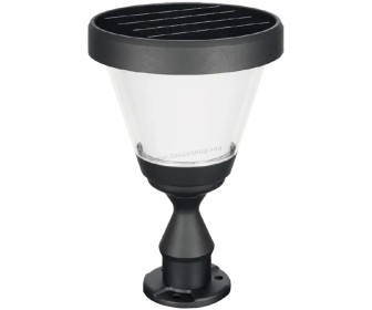 Lampa stradala cu baterie solara Elmos 20HL-GL10 (Black)