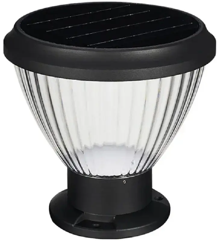 Lampa stradala cu baterie solara Elmos 20HL-GL11 (Black)