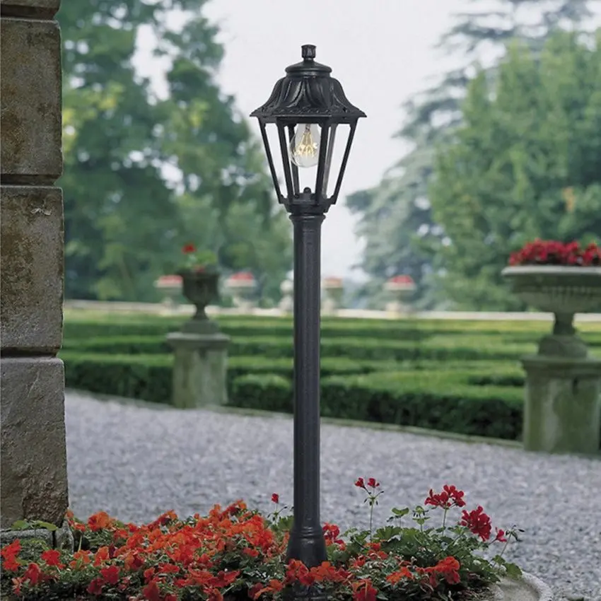 Lampa de grădină Fumagalli Mizar/Anna (Black)