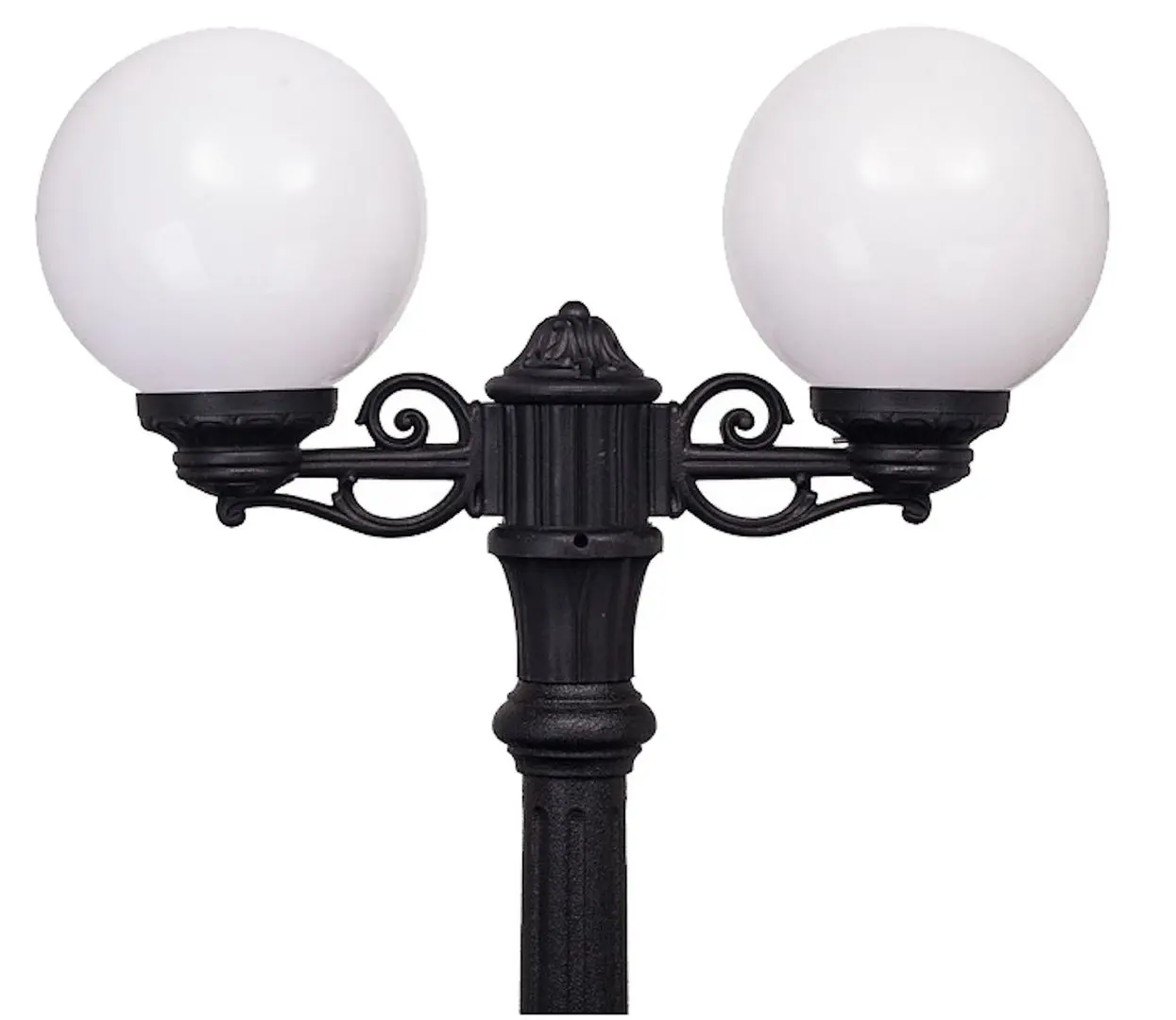 Фонарь садовый Fumagalli Ricu Bisso/Globe 250 G25.157.E27 (Black/Opal)