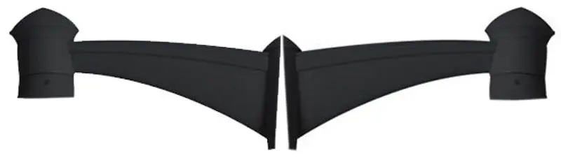 Consola pentru felinar Fumagalli Midipilar 2L 000.000.A20 (Black)