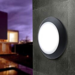 Lampa de gradina Fumagalli Berta GX53 1B2.000.A1K (Black/Opal) Thumb