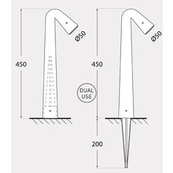 Corp de iluminat LED gradina Fumagalli Steven (White) Thumb