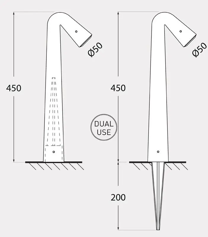 Corp de iluminat LED gradina Fumagalli Steven (White)