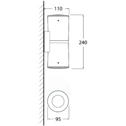 Lampa Fumagalli Franca 90 (Grey) Thumb