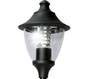 Lampa pentru stilp Fumagalli Gino 400 F50.000.E27 (Black)