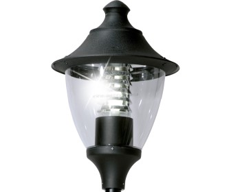 Lampa pentru stilp Fumagalli Gino 400 F50.000.E27 (Black)