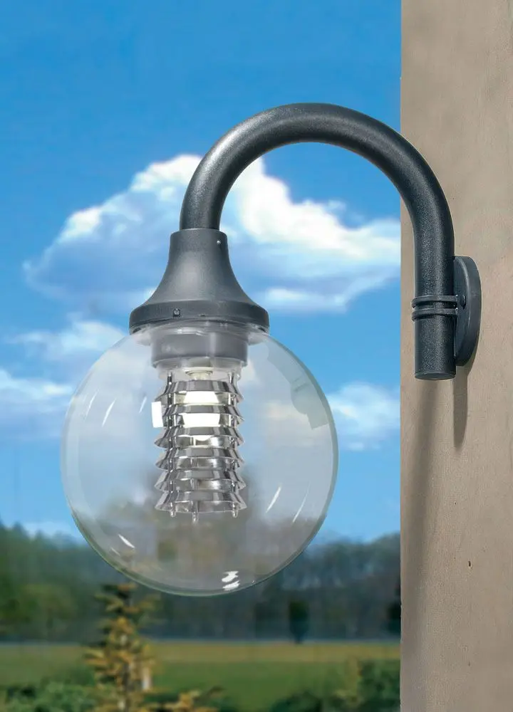 Светильник Fumagalli GLOBE 400 MODERN (Black/Transparent) - 4