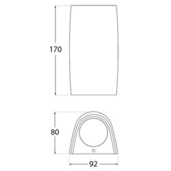 Светильник Fumagalli Marta 90-1L 1A4.000.U1L (Black Frosted) Thumb