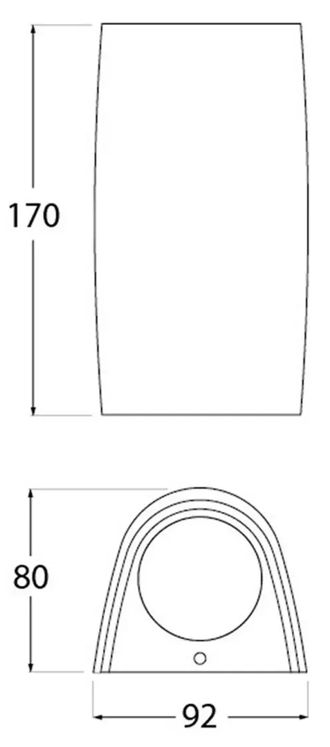 Светильник Fumagalli Marta 90-1L 1A4.000.U1L (Black Frosted)