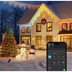 Гирлянда светодиодная Govee Icicle Lights RGBIC H70D1 Thumb