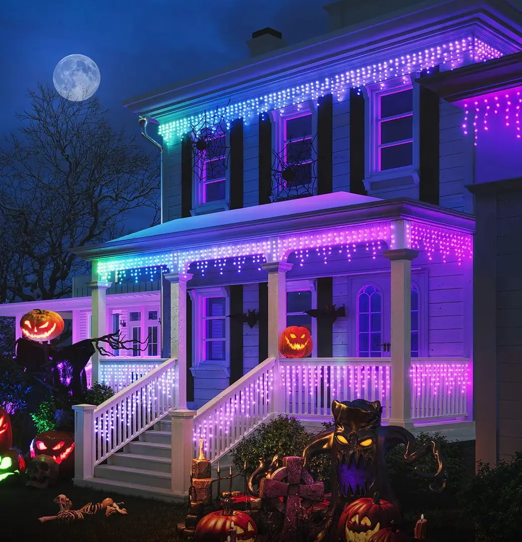 Гирлянда светодиодная Govee Icicle Lights RGBIC H70D1