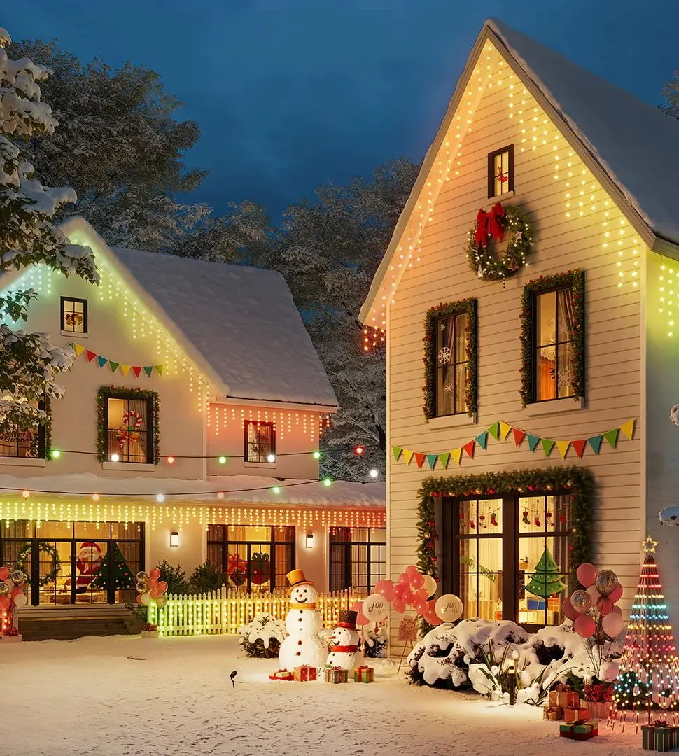 Гирлянда светодиодная Govee Icicle Lights RGBIC H70D1