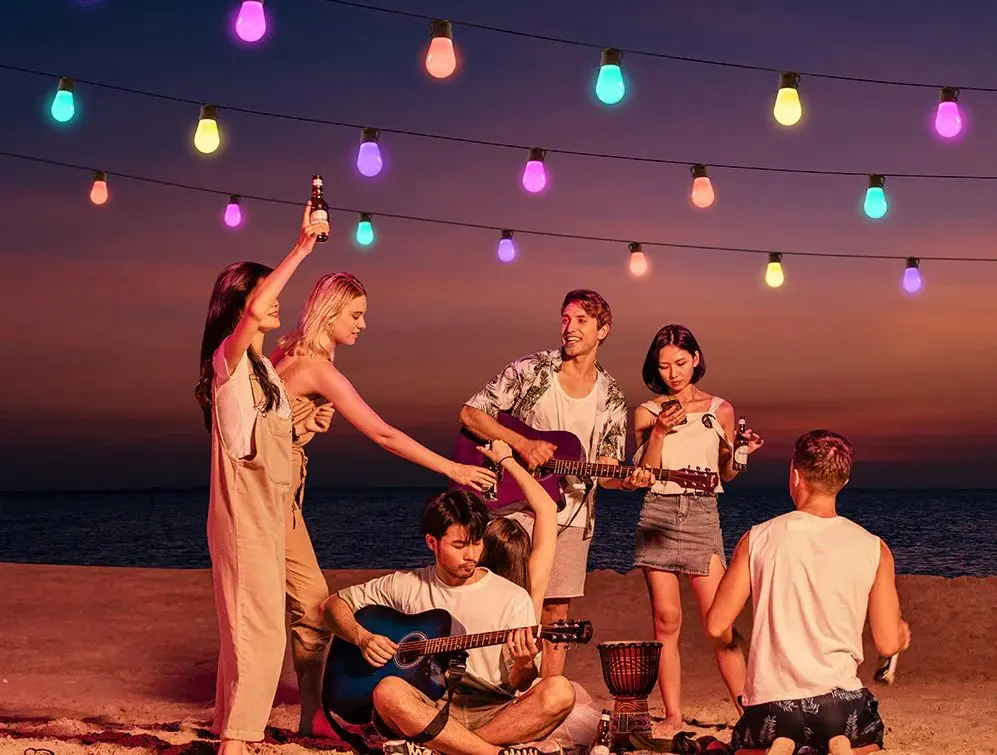 Ghirlanda LED Govee Outdoor String Lights RGBIC H7020 15m