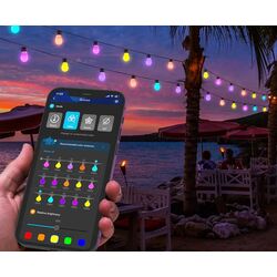 Ghirlanda LED Govee Outdoor String Lights RGBIC H7020 15m Thumb