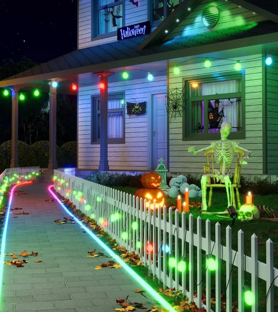 Ghirlanda LED Govee Outdoor String Lights RGBIC H7020 15m