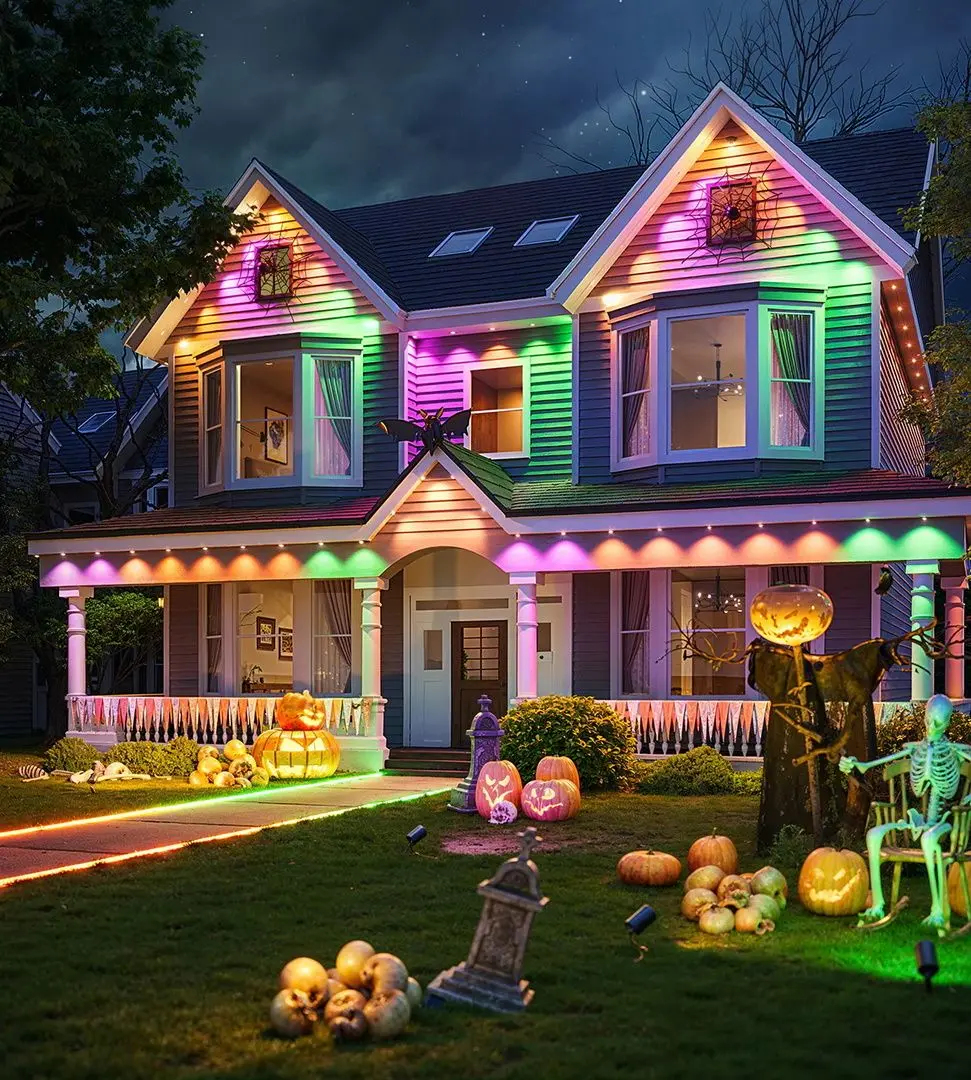 Ghirlanda LED Govee Permanent Outdoor Lights 2 RGBICW H705E