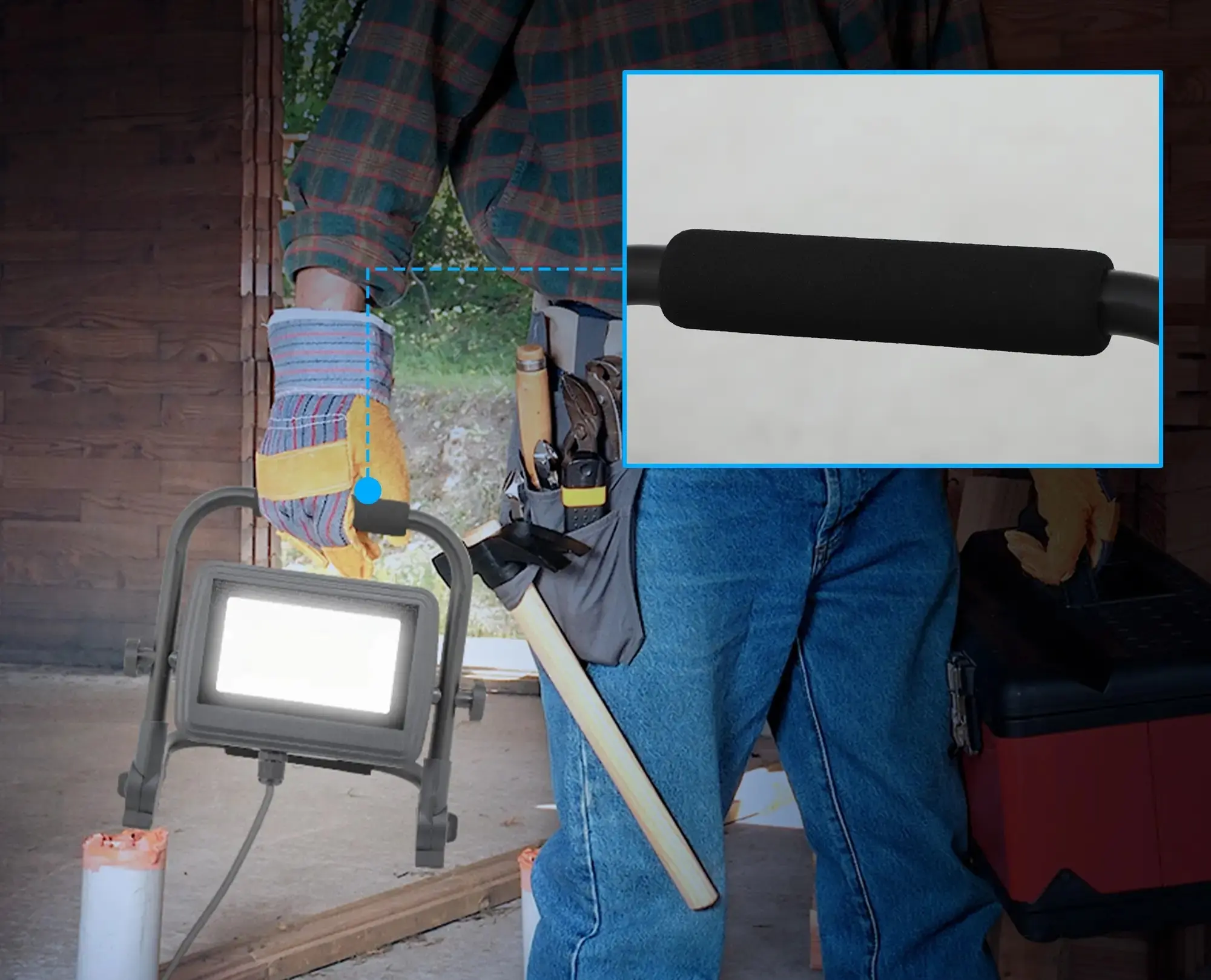 Projector LED Homcom B30-057V90BK (Black) - 5