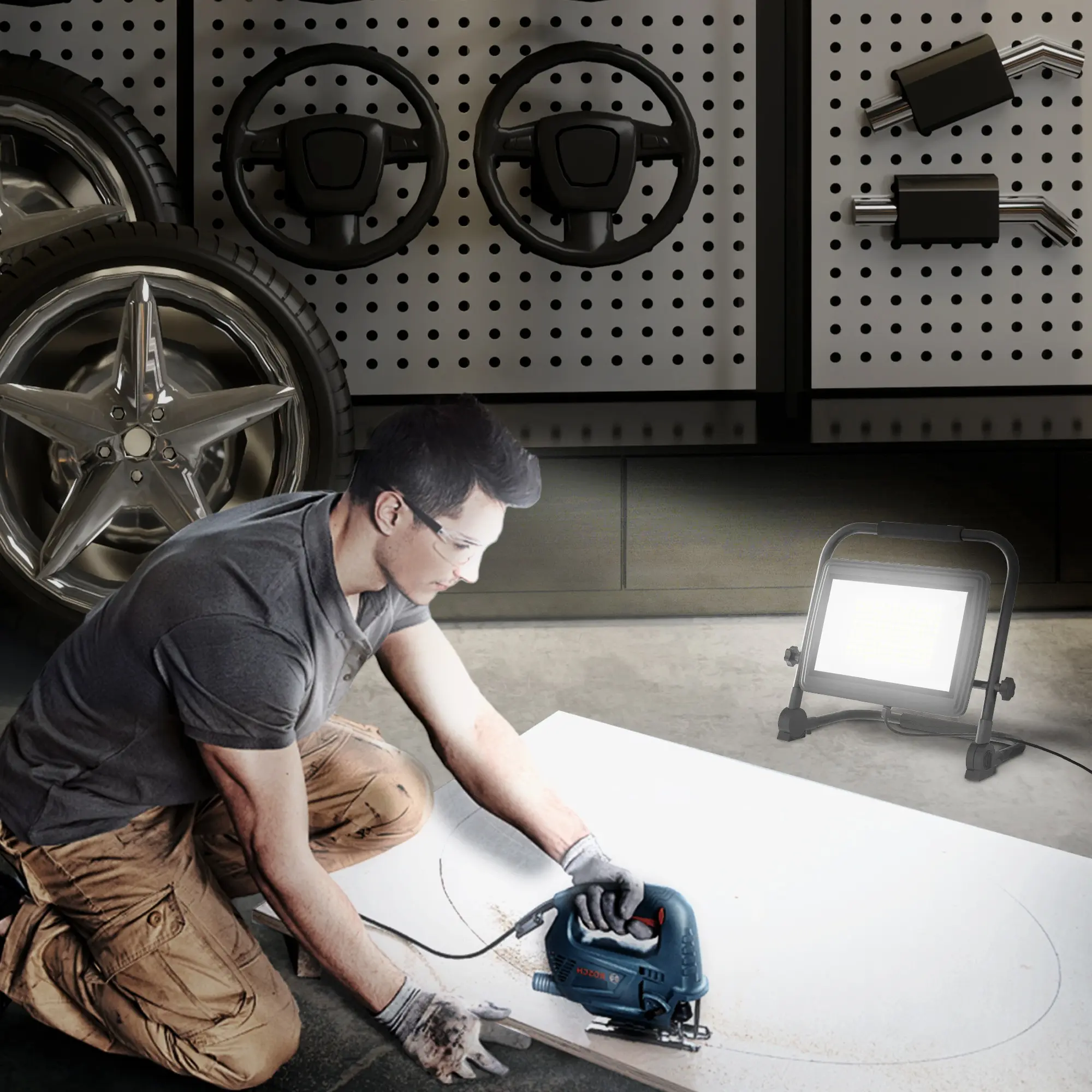 Projector LED Homcom B30-060V90BK (Black) - 6