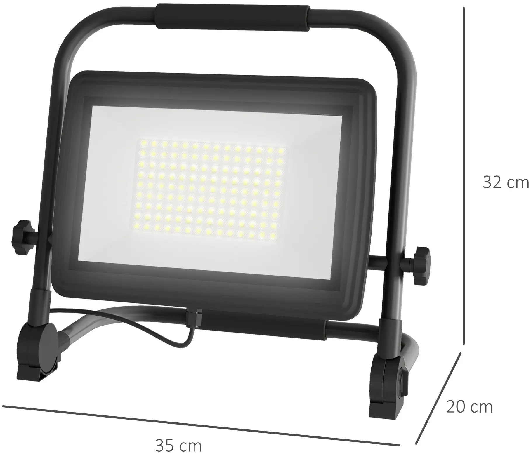 Projector LED Homcom B30-060V90BK (Black) - 8