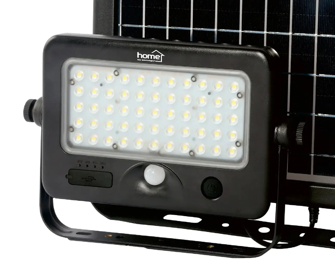 Projector LED cu panou solar Home FLP 1100 Solar (Black)