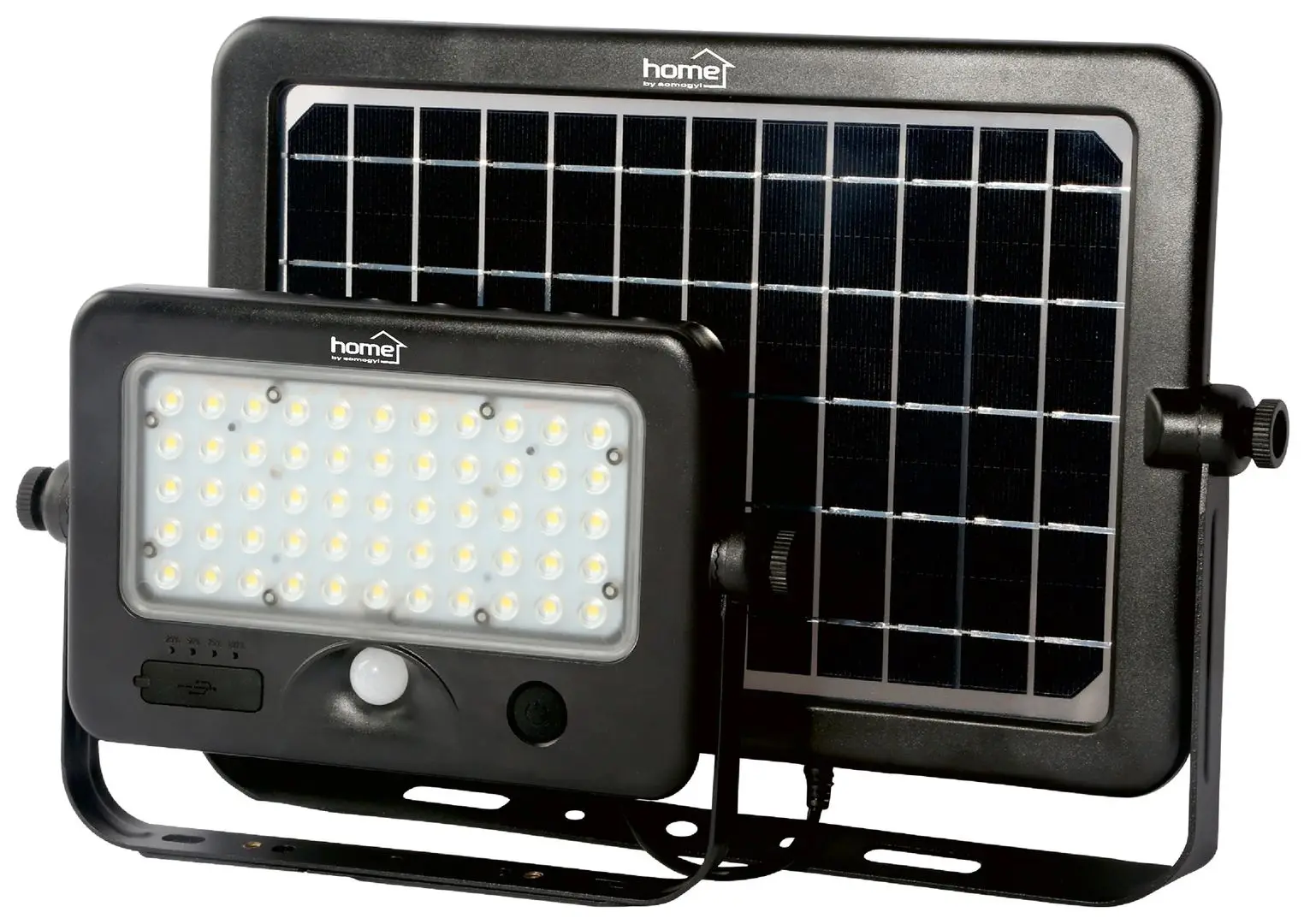 Projector LED cu panou solar Home FLP 1100 Solar (Black)