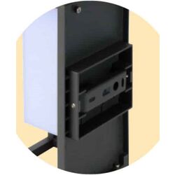 Настенный светильник на солнечных батареях Horoz Electric Solaris-1 HRZ01001238 (Black) Thumb