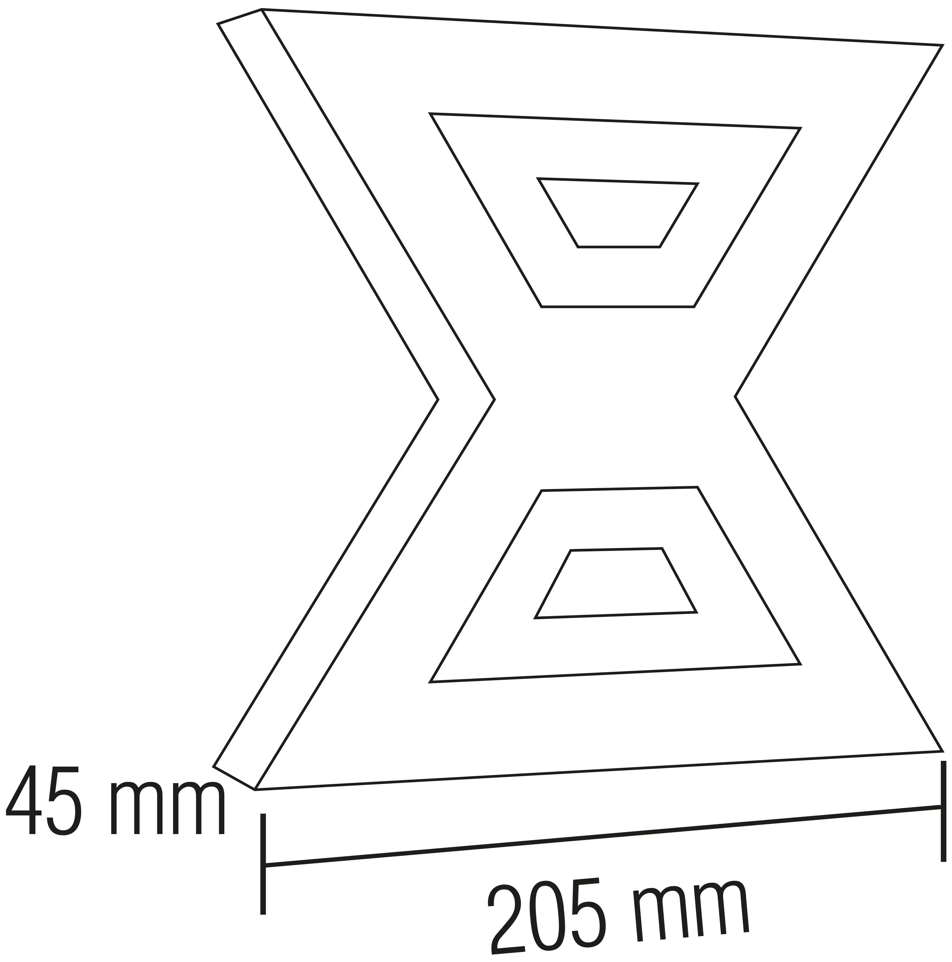 Aplica de perete LED Horoz Metropol-12 (Black)
