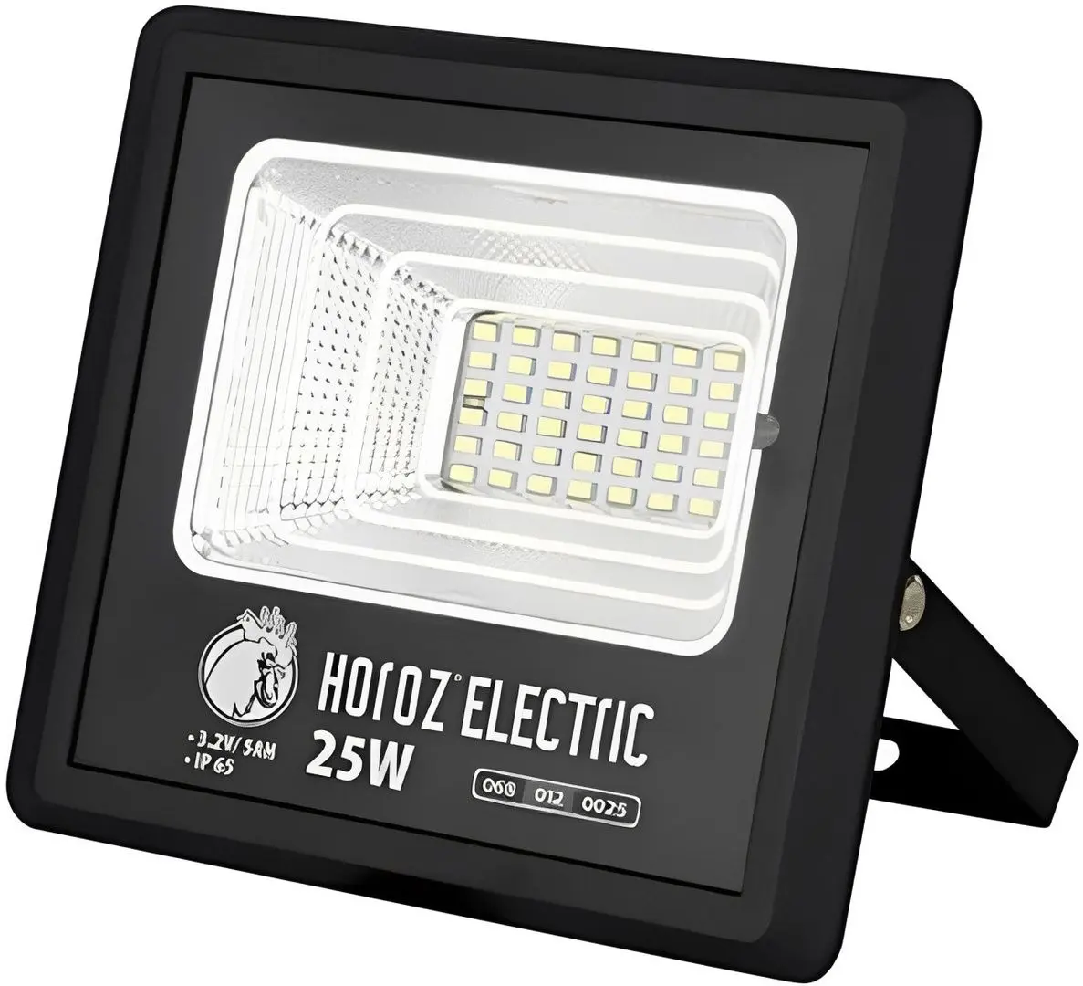 Светодиодный прожектор с солнечной панелью Horoz Electric Tiger-25 (Black)