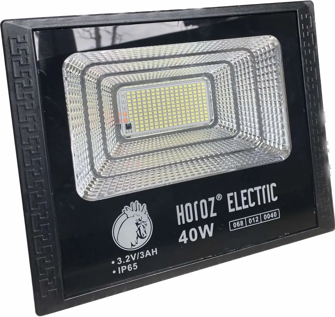 Projector solar LED Horoz TIGER-40 6400K (Black)