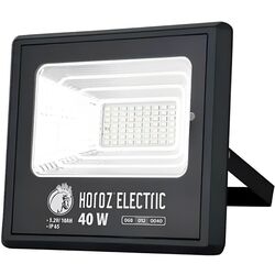 Projector solar LED Horoz TIGER-40 6400K (Black) Thumb