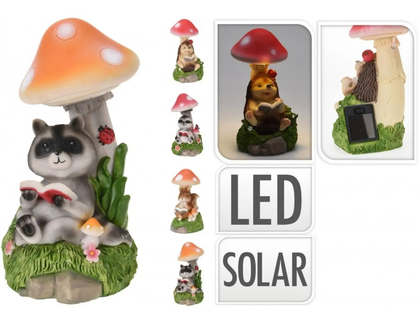 Lampa pe baterie solara Progarden Animale sub ciupearca 19cm