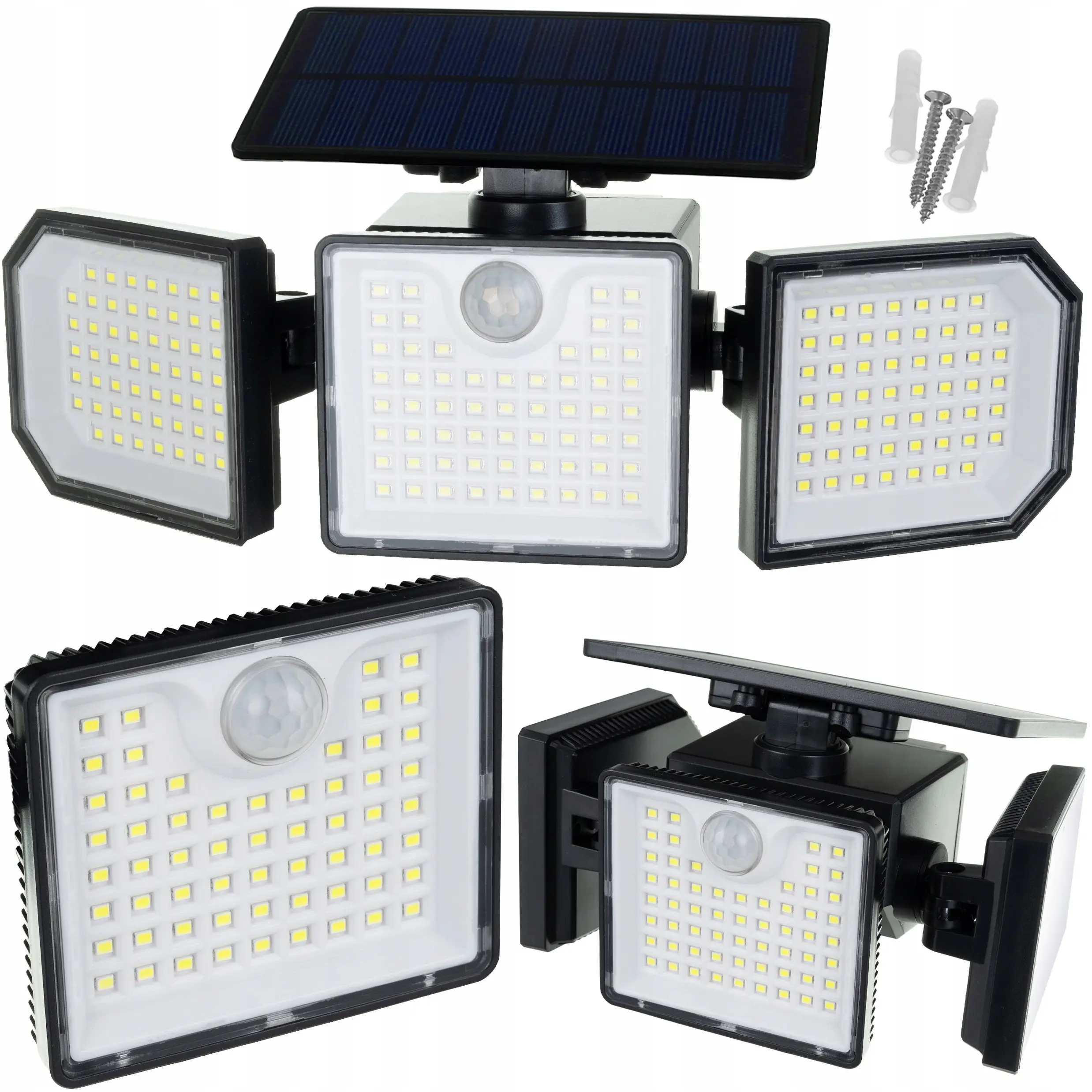 Lampa LED cu panou solar Izoxis 24633 (Black) - 2