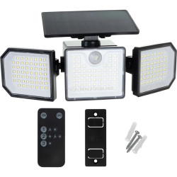 Lampa LED cu panou solar Izoxis 24633 (Black)
