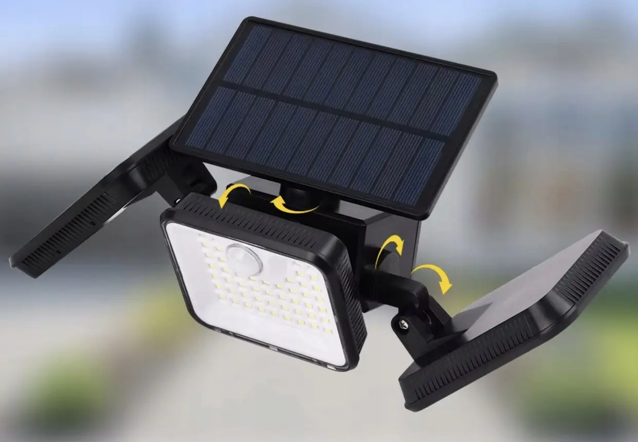 Lampa LED cu panou solar Izoxis 24889 (Black) - 8