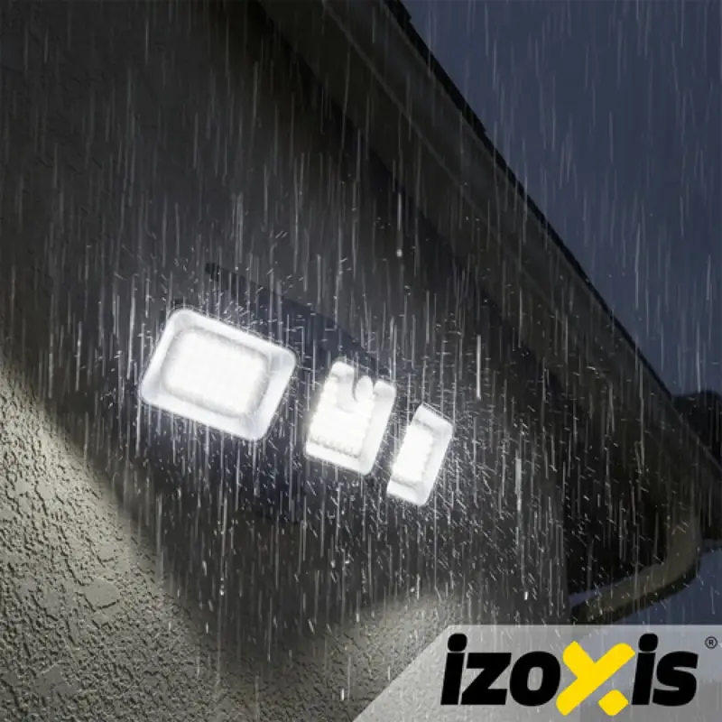Lampa LED cu panou solar Izoxis 26875 (Black) - 9