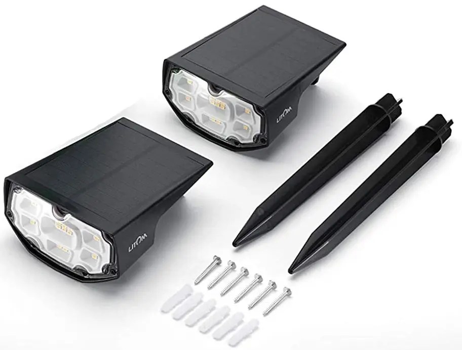 Set de lampi solare Litom LTCD190AB (Black) - 2