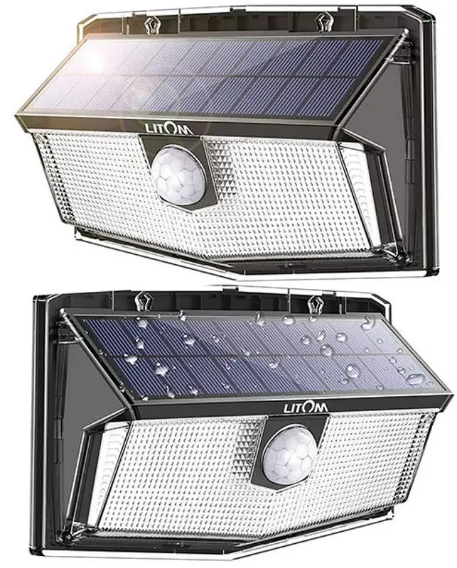 Set de lampi solare Litom LTCD217AB (Black)