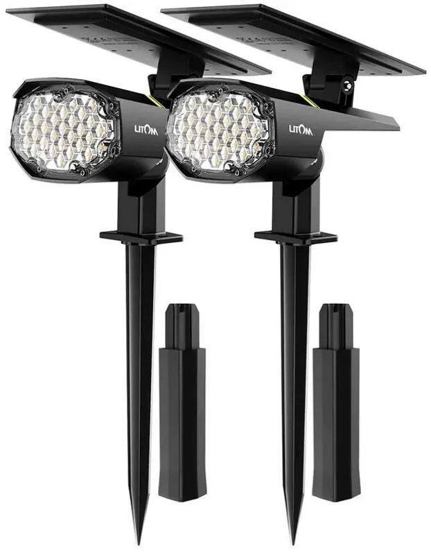 Set de lampi solare Litom LTCD237 (Black)
